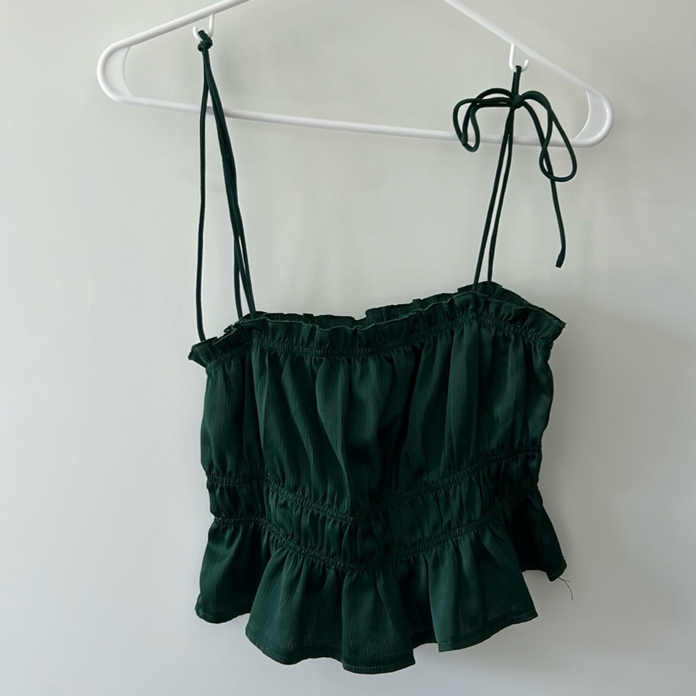 Emerald Crop Top
